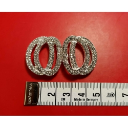 Zapięcie ozdobne srebrne